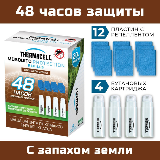 Запасной набор Thermacell E4 с ароматом земли